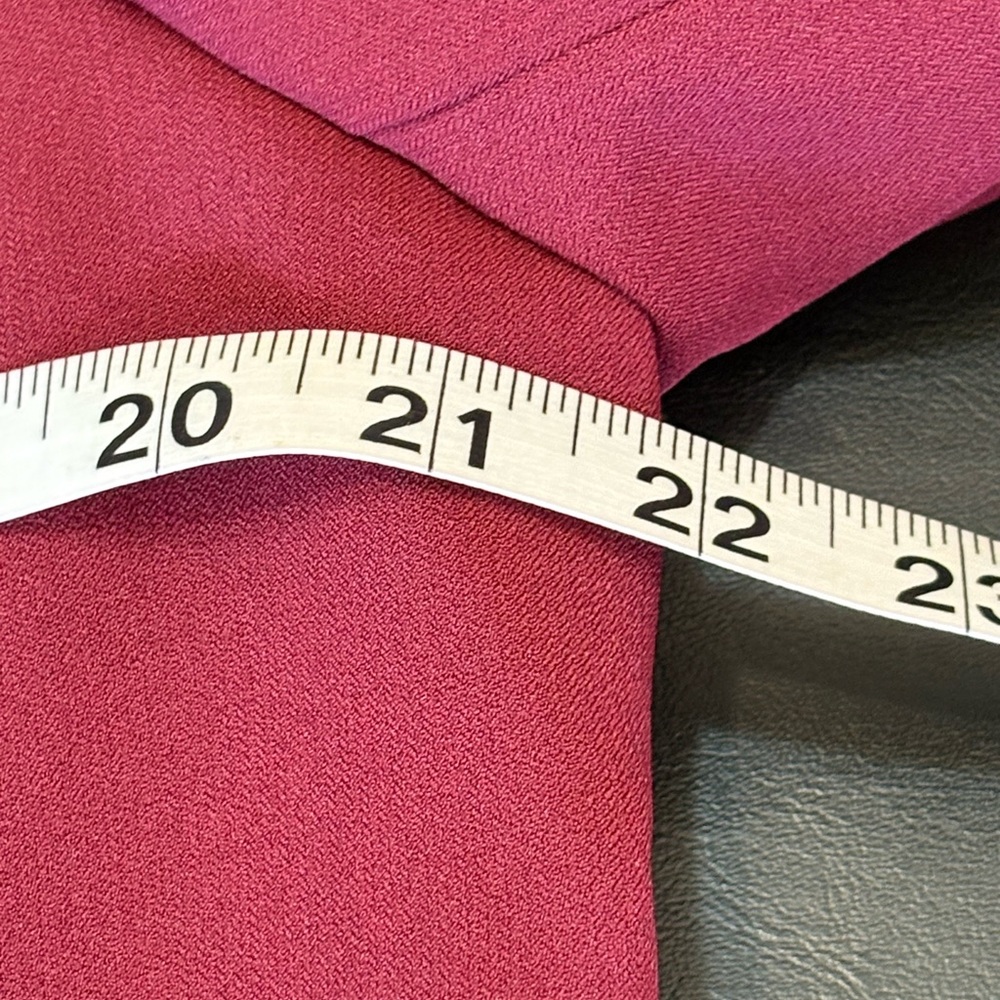 Kasper Deep Red Women's Blazer see description for size. Great condition. - Picture 10 of 12